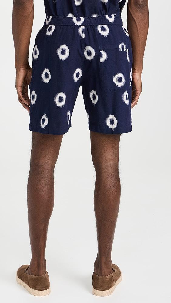 Wax London Kurt Circle Ikat Shorts 7.75" | Shopbop Product Image