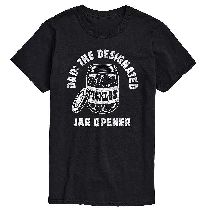 Big & Tall Dad The Designated Jar Opener Graphic Tee, Mens Product Image