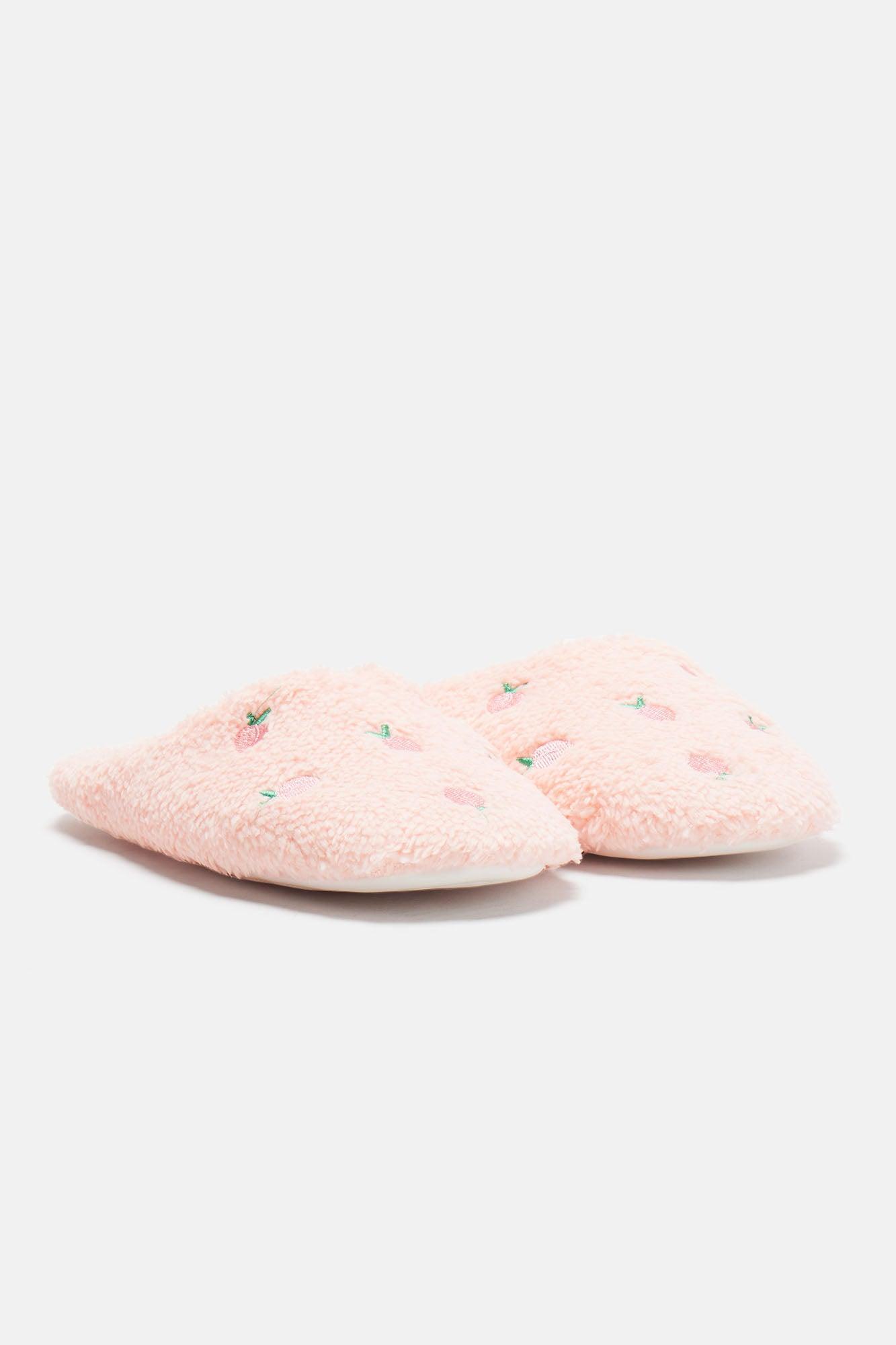 Sweet As Can Be Slippers - Pink Product Image