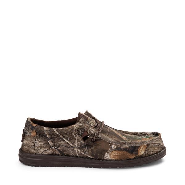 Mens HEYDUDE x Realtree Edge® Wally Casual Shoe - Brown / Natural Product Image