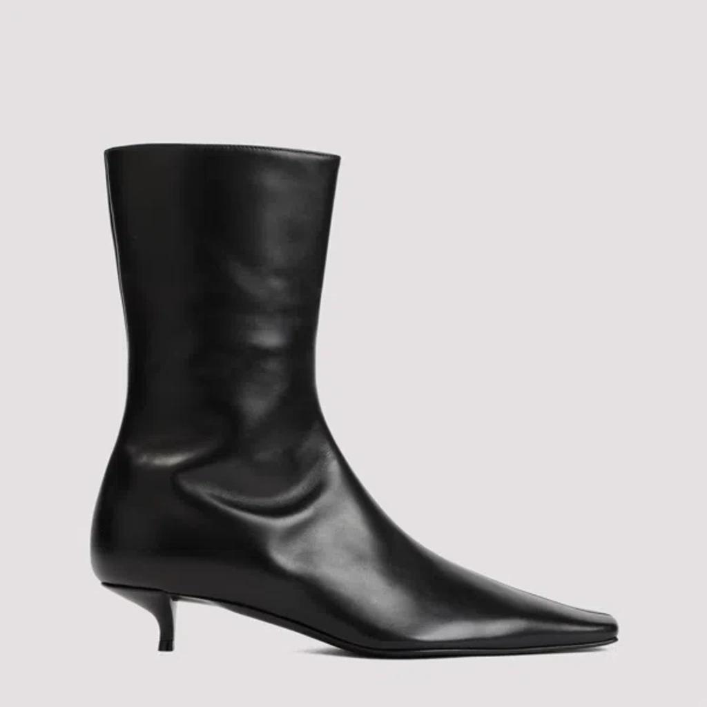 35mm Shrimpton Leather Boots In Black product image