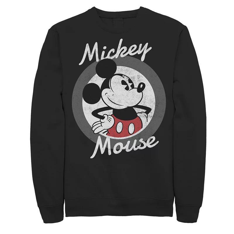 Disneys Mickey Mouse Waving Portrait Mens Sweatshirt Product Image