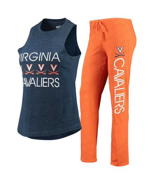 Womens Concepts Sport /Navy Virginia Cavaliers Tank Top & Pants Sleep Set Product Image