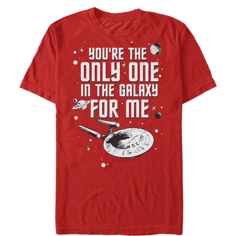 Men's Star Trek Valentine's Only One In Galaxy T-Shirt Product Image