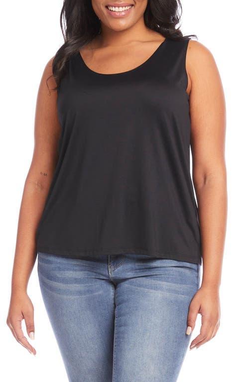 Karen Kane Plus Size Sleeveless Scoop Neck Layering Tank Product Image