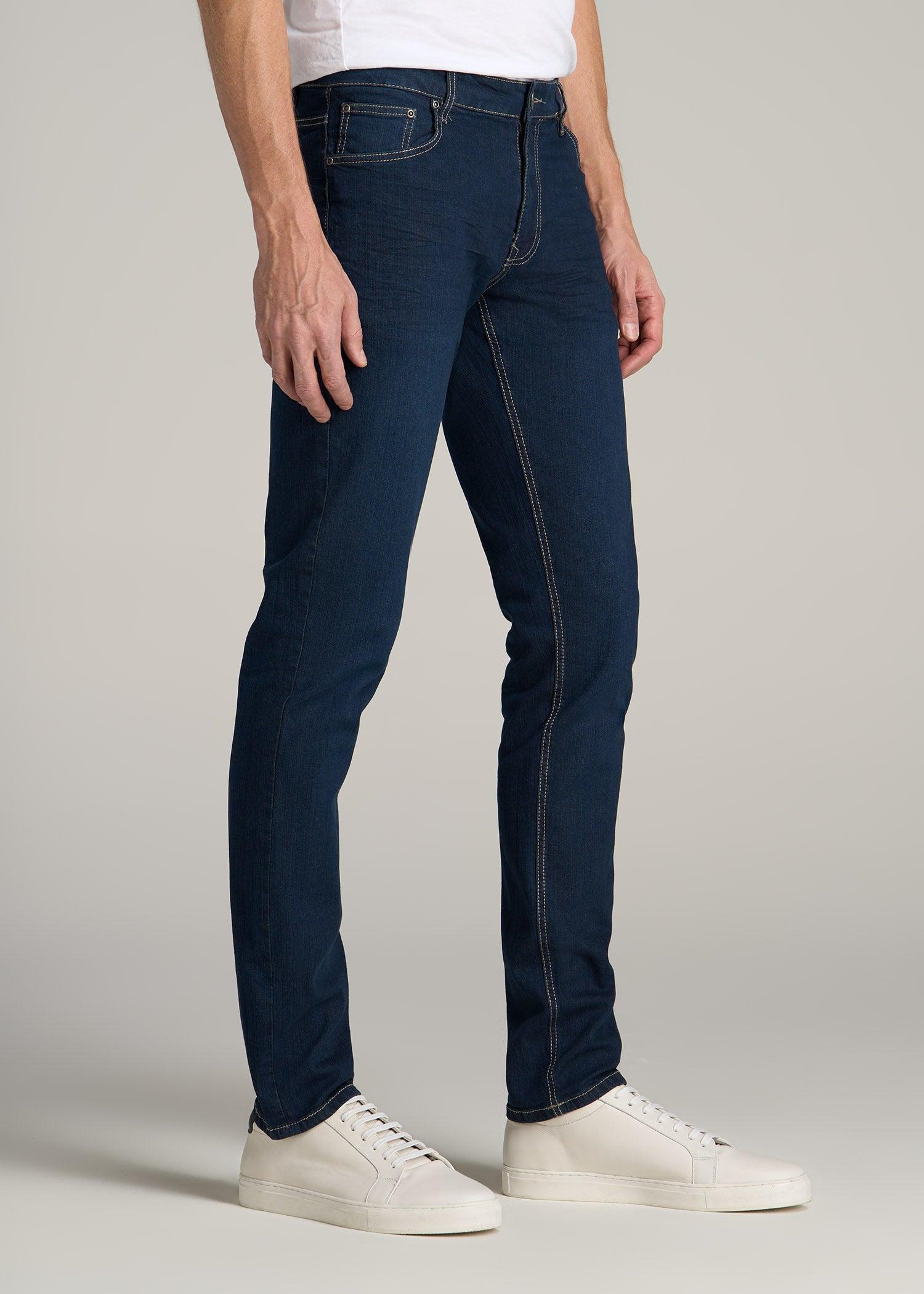 Carman TAPERED Jeans for Tall Men in Blue-Steel Male Product Image