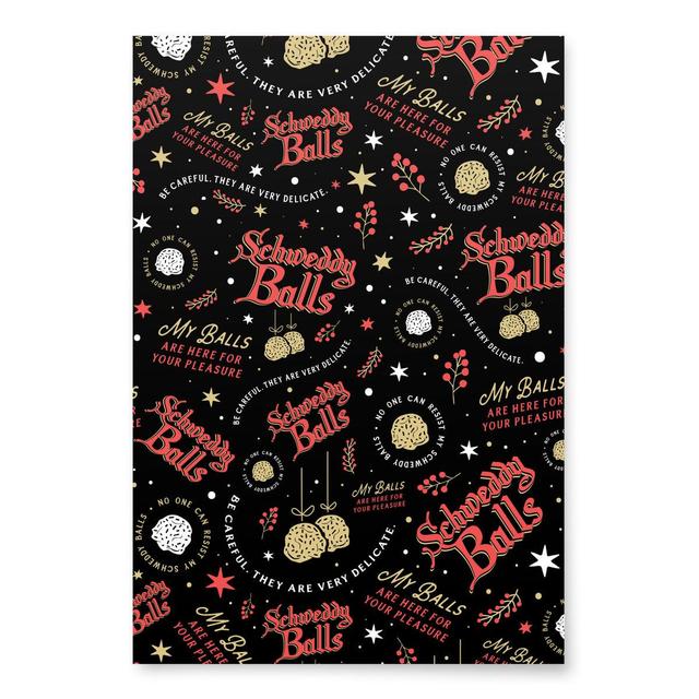 Schweddy Balls - Wrapping Paper Sheets (3) - T-Shirt Product Image