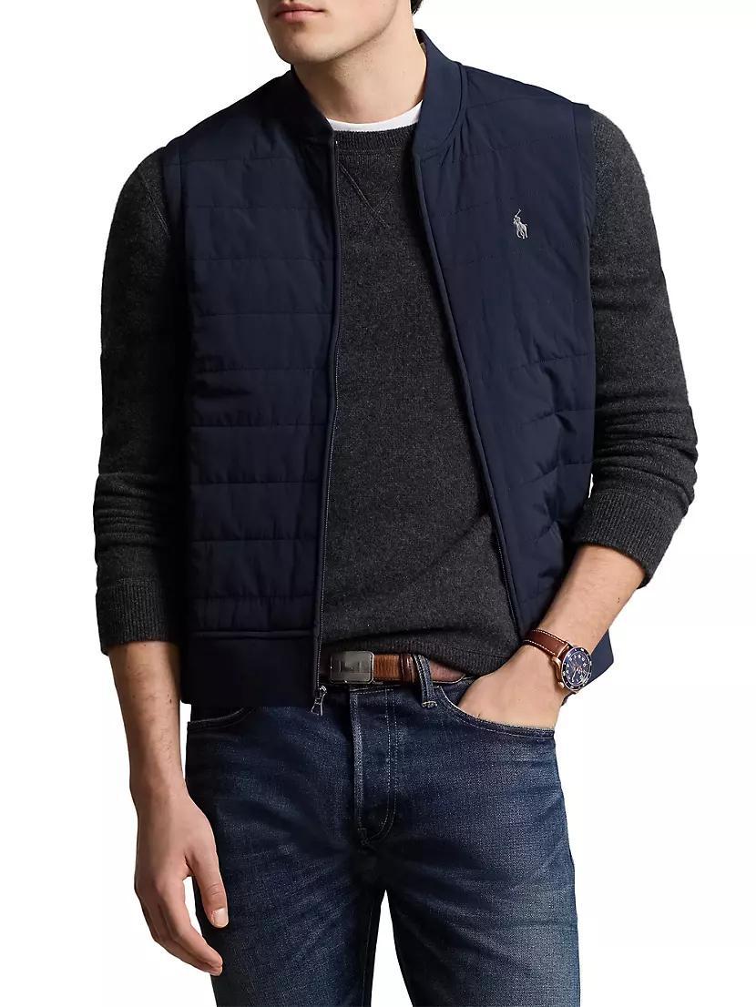 Quilted Zip-Up Vest Product Image