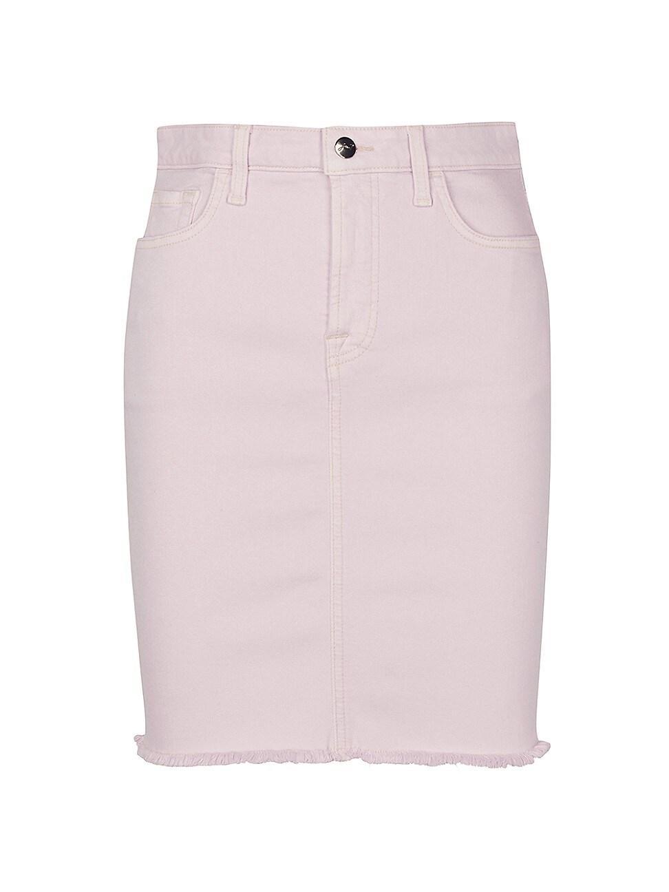 Womens Stretch-Denim Pencil Skirt product image