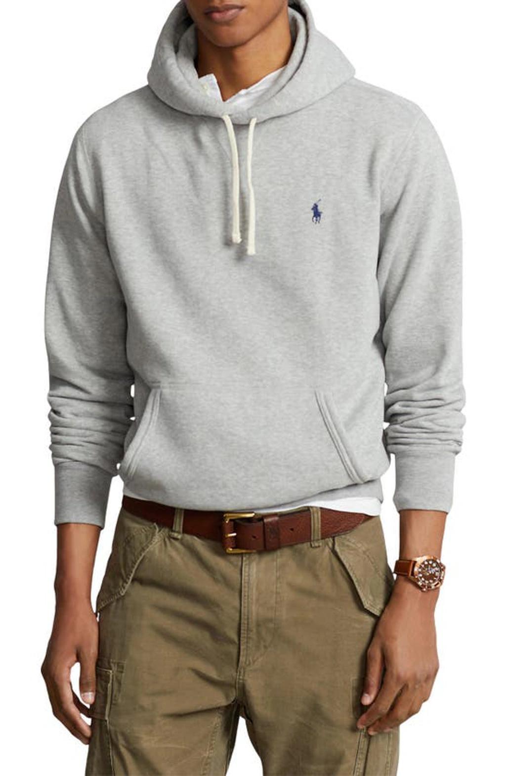 POLO RALPH LAUREN Fleece Hoodie In Grey Product Image