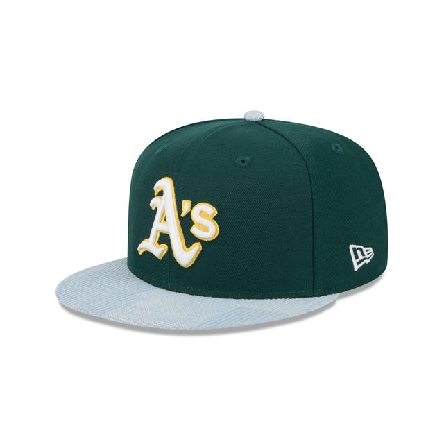 Oakland Athletics Patch Denim 59FIFTY Fitted Hat Male Product Image