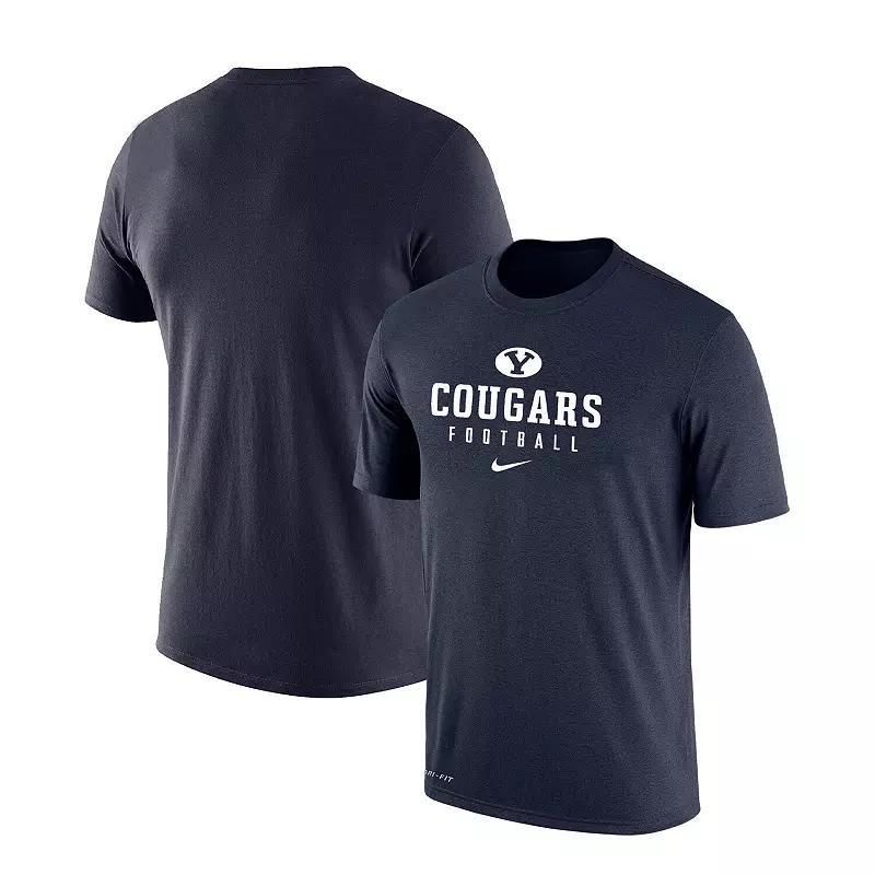 Mens Nike BYU Cougars Changeover Performance T-Shirt Blue Product Image