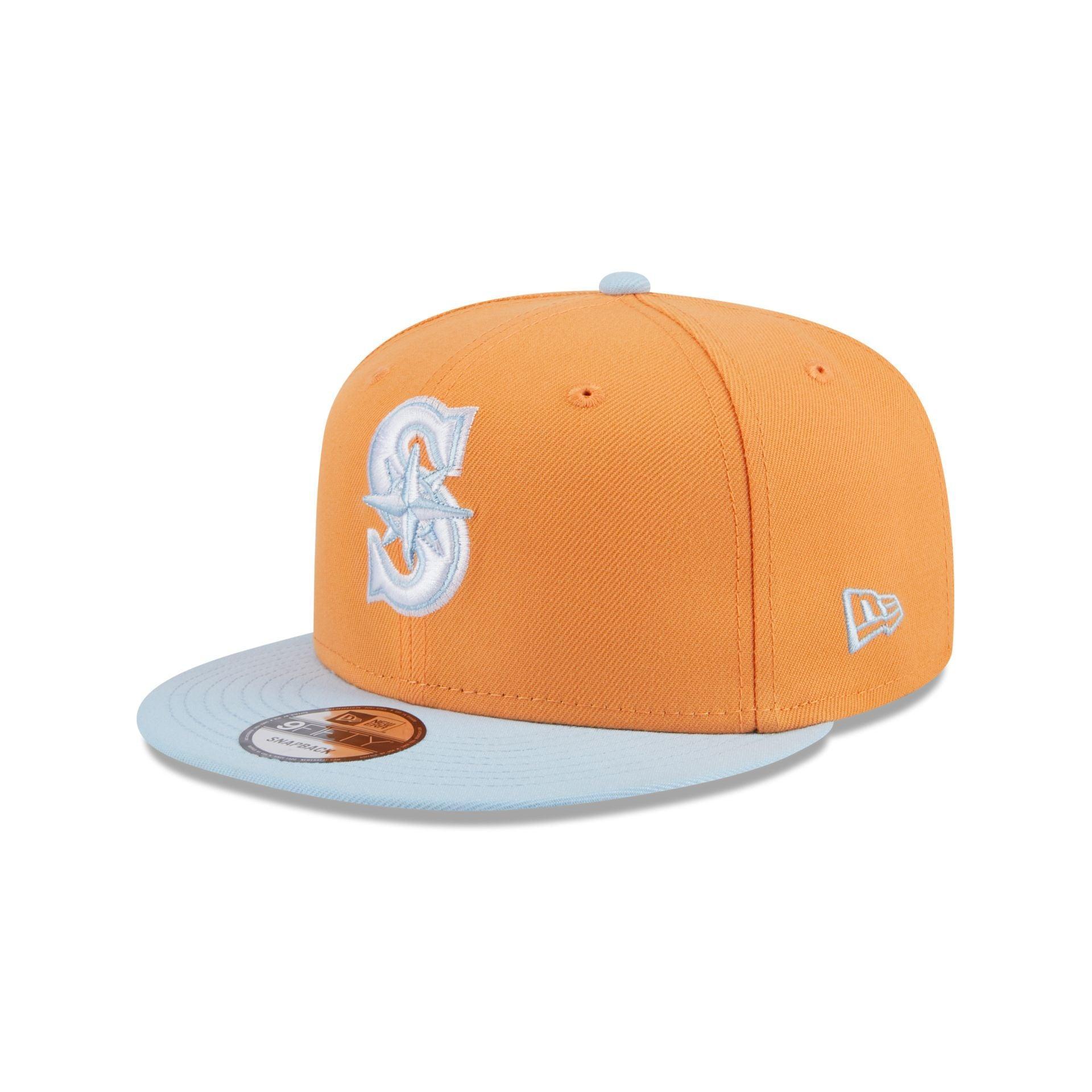 Seattle Mariners Color Pack Orange Glaze 9FIFTY Snapback Hat Male Product Image