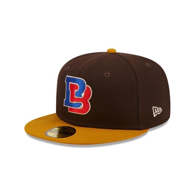 Los Angeles Dodgers Color Pack Earthy Brown 59FIFTY Fitted Hat Male Product Image