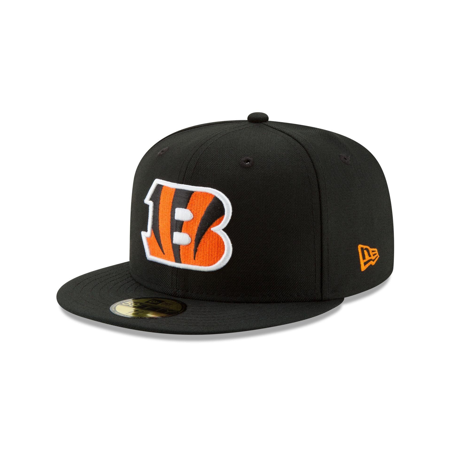 Cincinnati Bengals Basic Black 59FIFTY Fitted Hat Male Product Image