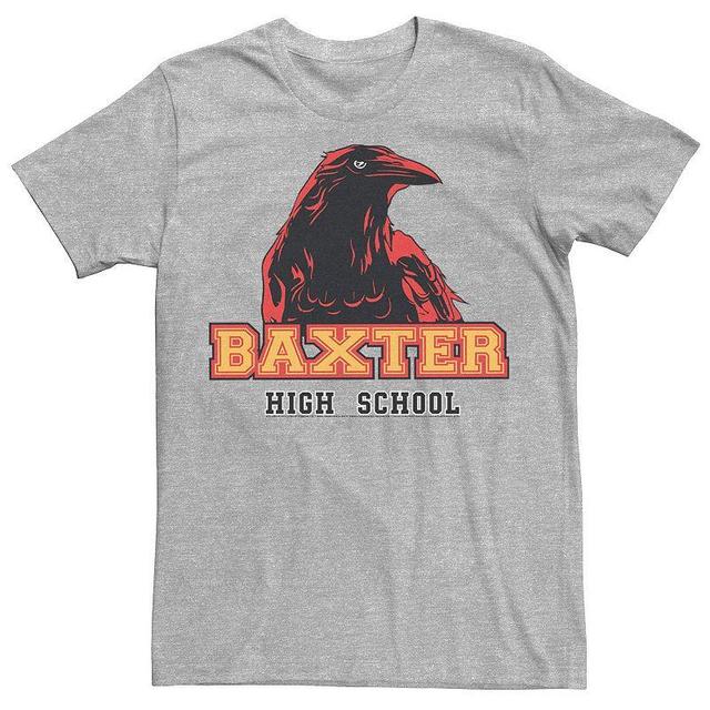 Mens The Chilling Adventures Of Sabrina Baxter High School Crow Tee Athletic Grey Product Image