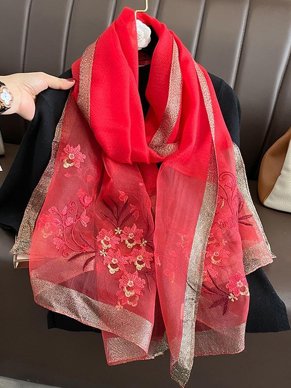 Embroidered Keep Warm Shawl&Scarf product image