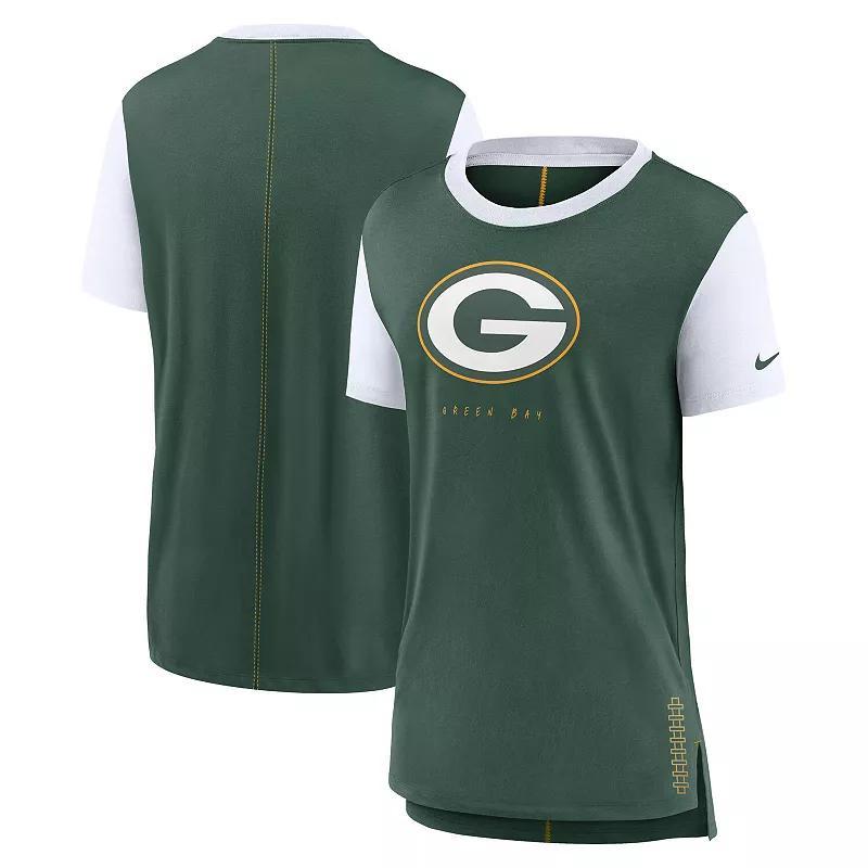 Womens Nike Green Green Bay Packers Team T-shirt Product Image