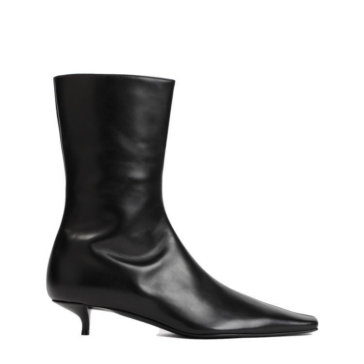 35mm Shrimpton Leather Boots In Black Product Image