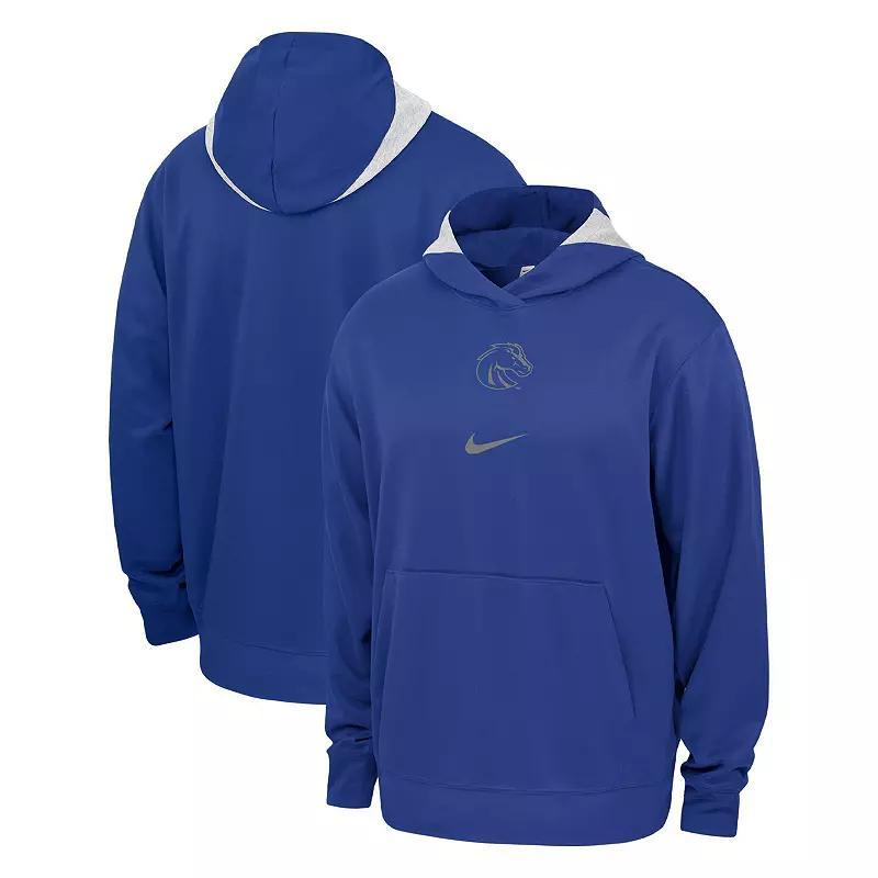 Mens Nike Royal Boise State Broncos Basketball Spotlight Performance Pullover Hoodie Product Image