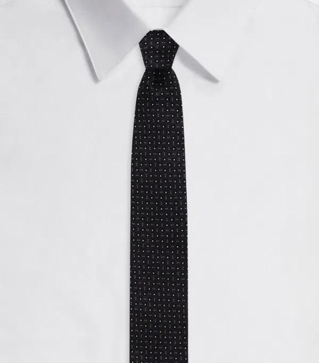 Silk Patterned Tie In Multi Product Image