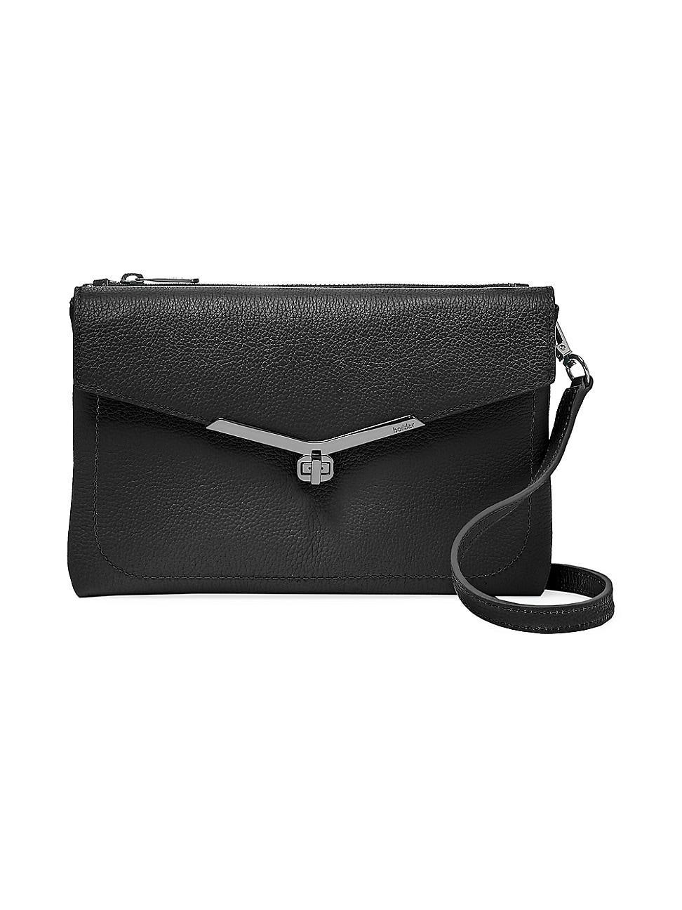 Womens Valentina Leather Crossbody Bag Product Image