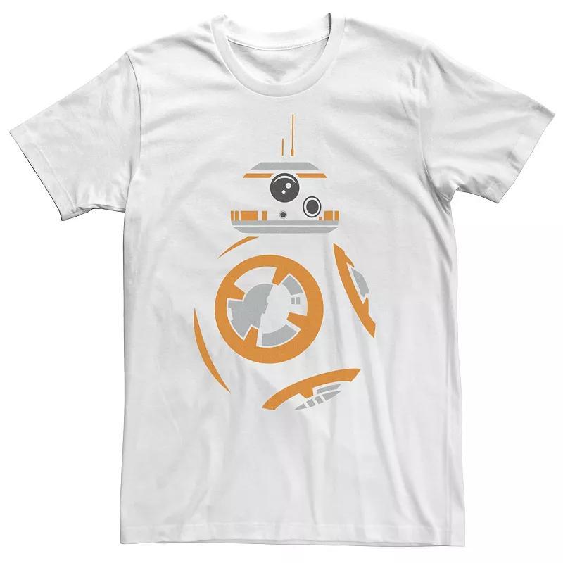 Big & Tall Star Wars The Force Awakens BB-8 Cartoon Portrait Tee, Mens Product Image