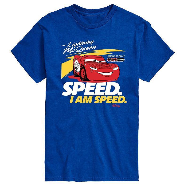 Disney / Pixars Lightening McQueen Cars Mens Speed I am Speed Graphic Tee Product Image