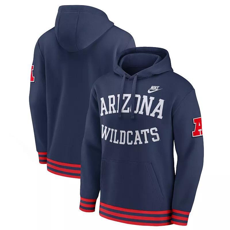 Mens Nike Arizona Wildcats Legacy Retro Pullover Hoodie Blue product image