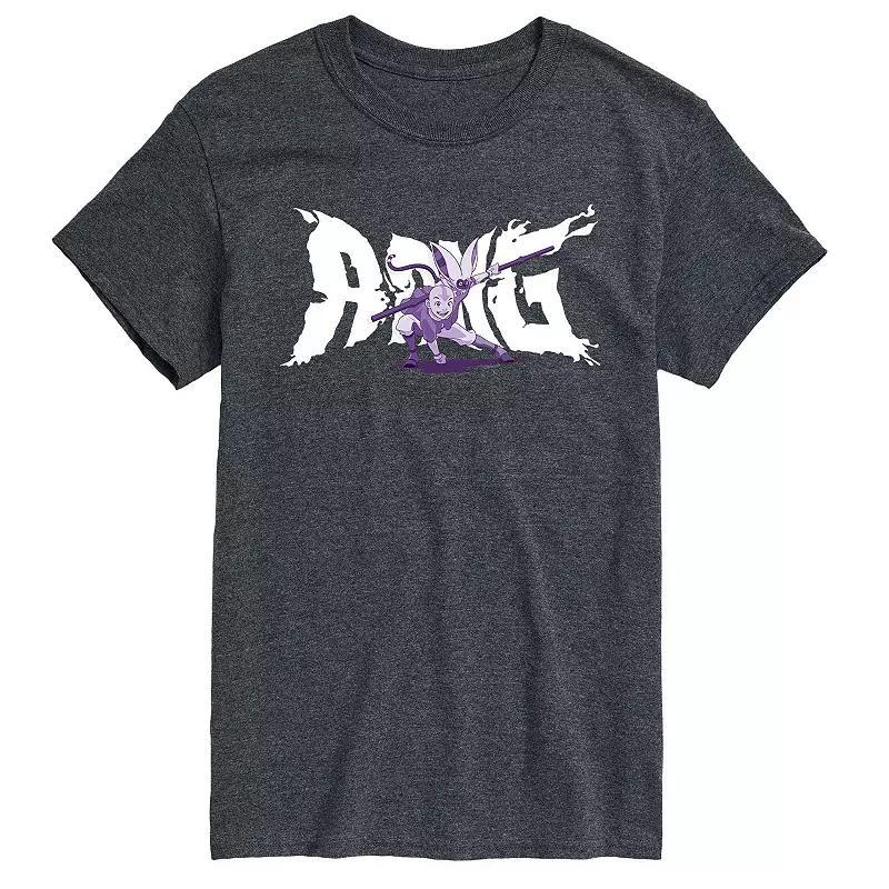 Mens Avatar Aang Purple Tee Product Image