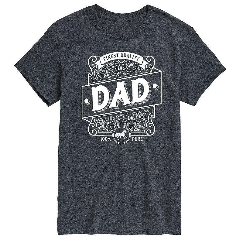 Mens Dad Liquor Label Graphic Tee Product Image