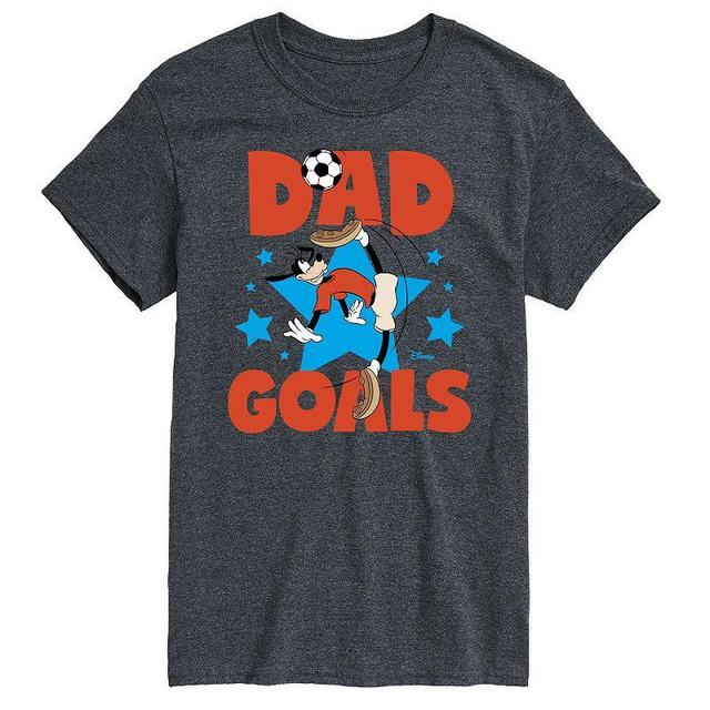 Disneys Goofy Big & Tall Dad Goals Graphic Tee, Mens Product Image