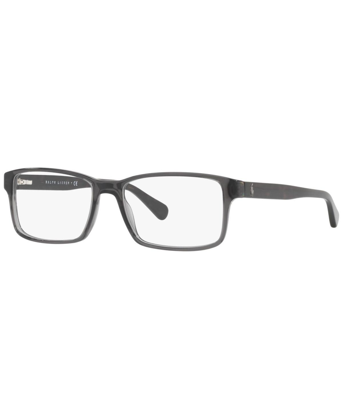 Polo Ralph Lauren PH2123 Mens Rectangle Eyeglasses - Black Crystal Product Image