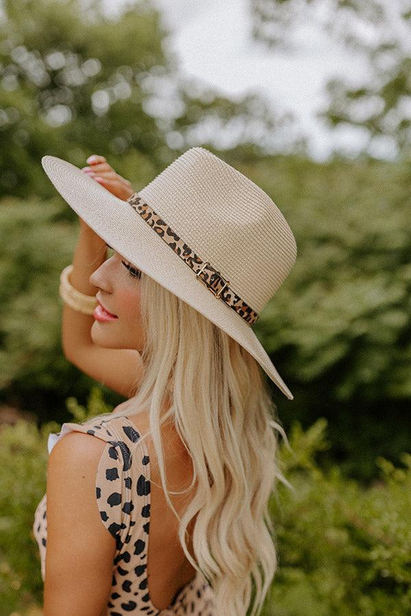 Aloha State Of Mind Raffia Fedora In Natural Product Image