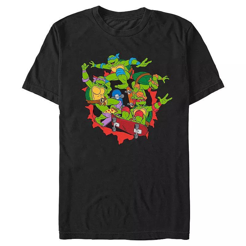 Mens Teenage Mutant Ninja Turtles Crazy Skaters Graphic Tee Product Image