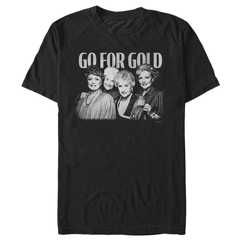 Mens Golden Girls Go For Gold Graphic Tee Product Image