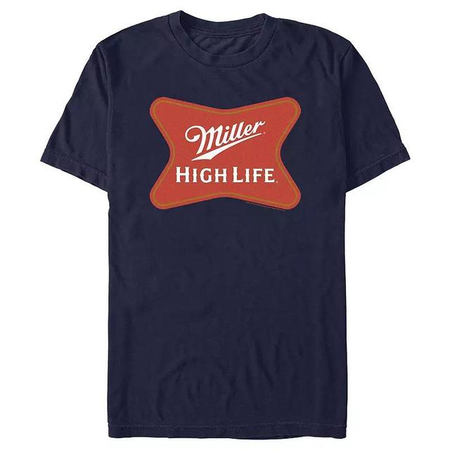 Mens Coors Light Vintage High Life Graphic Tee Blue Product Image