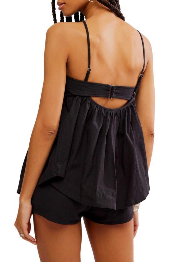 Tabea Babydoll Tank & Shorts In Black Product Image