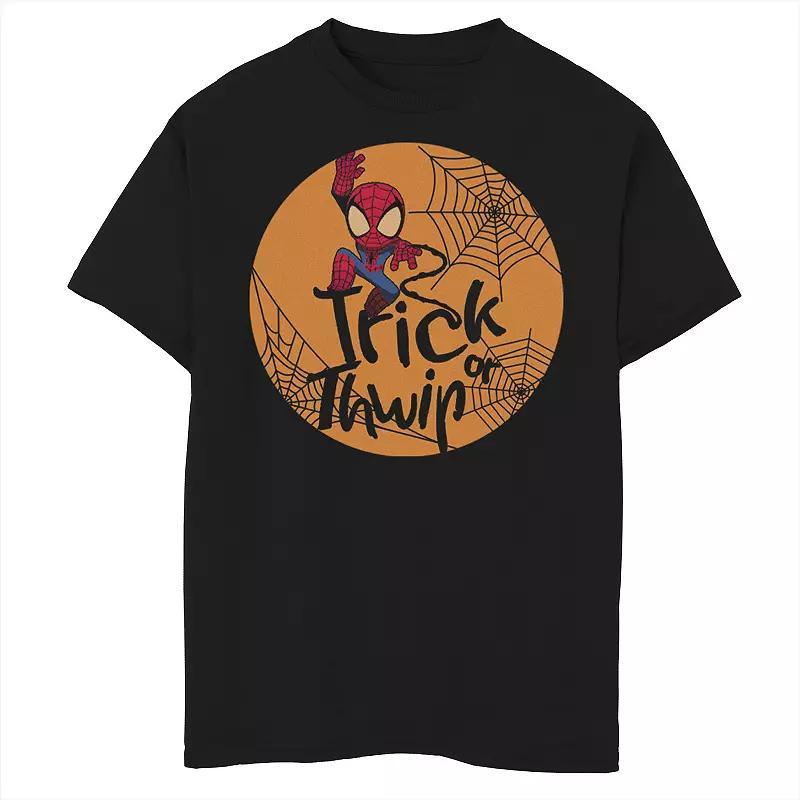 Boys 8-20 Marvel Spider-Man Trick Or Thwip Halloween Graphic Tee, Boys Product Image