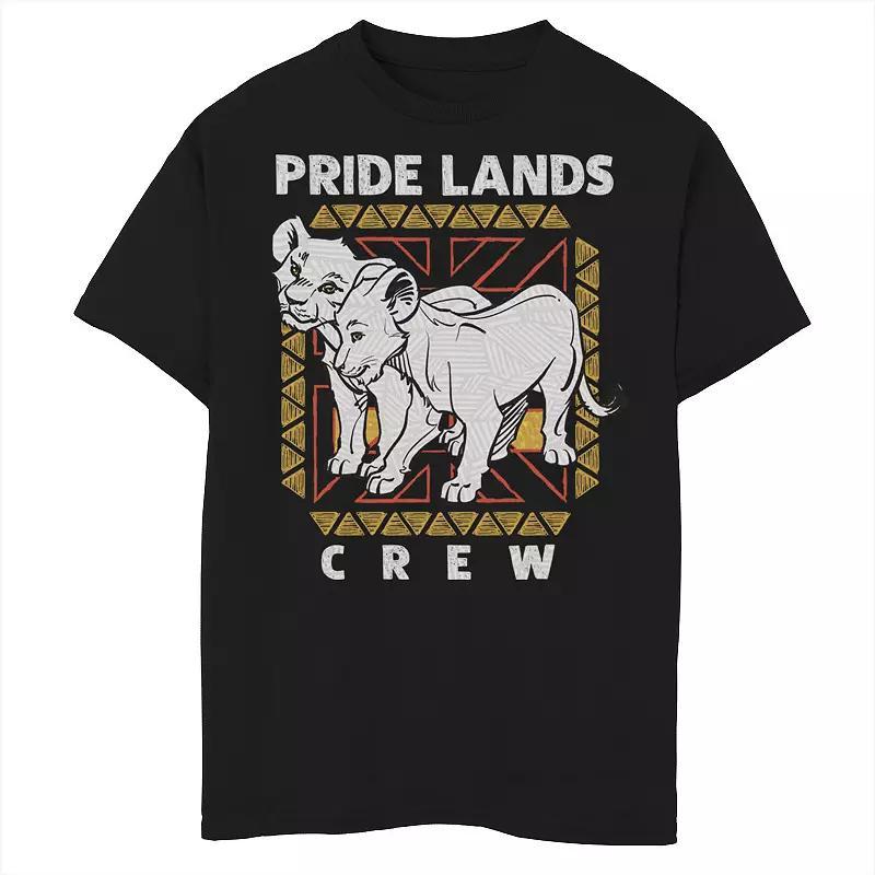 Disneys The Lion King Boys 8-20 Live Action Simba Nala Pride Lands Crew Graphic Tee, Boys Product Image