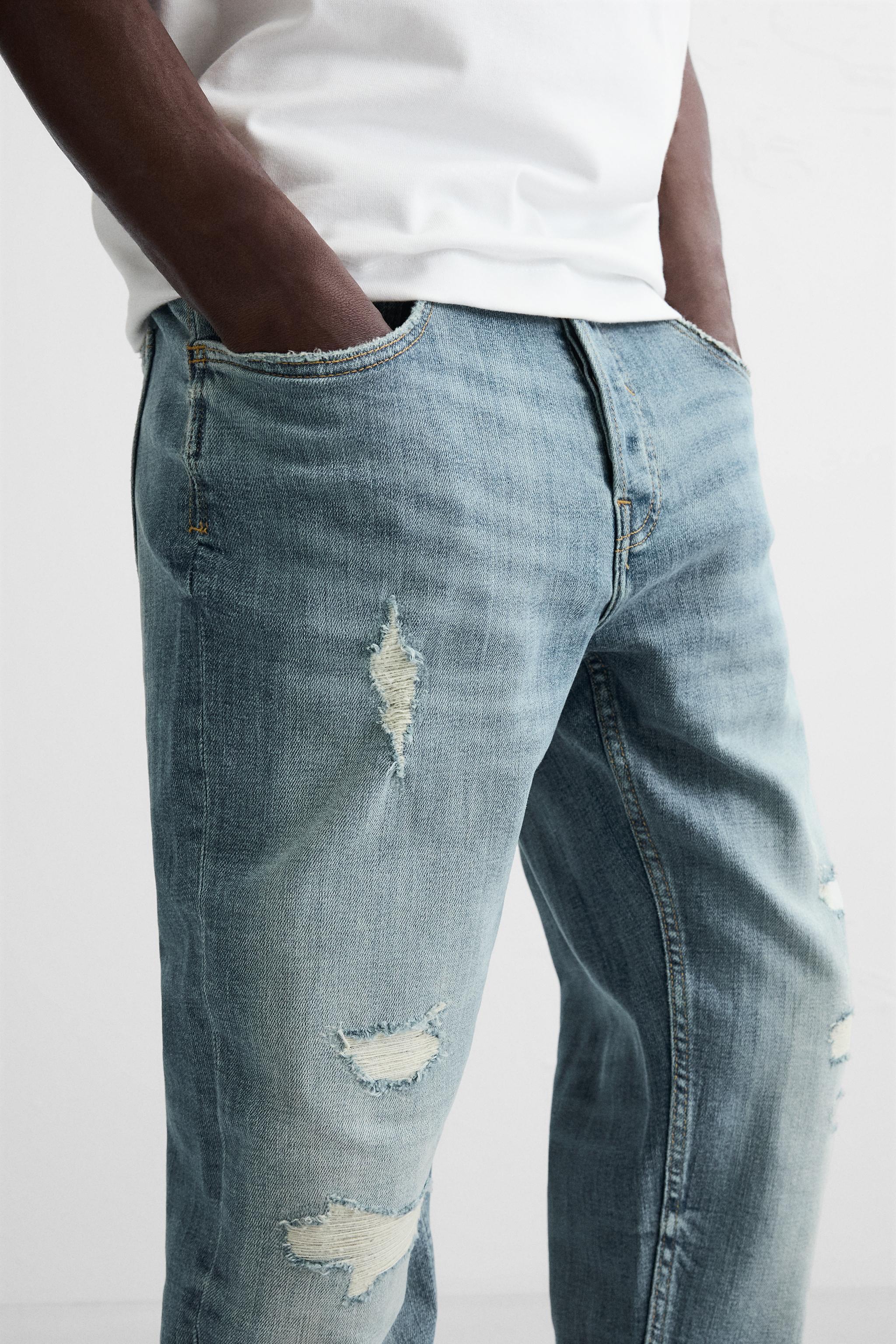 RIPPED SKINNY JEANS Product Image