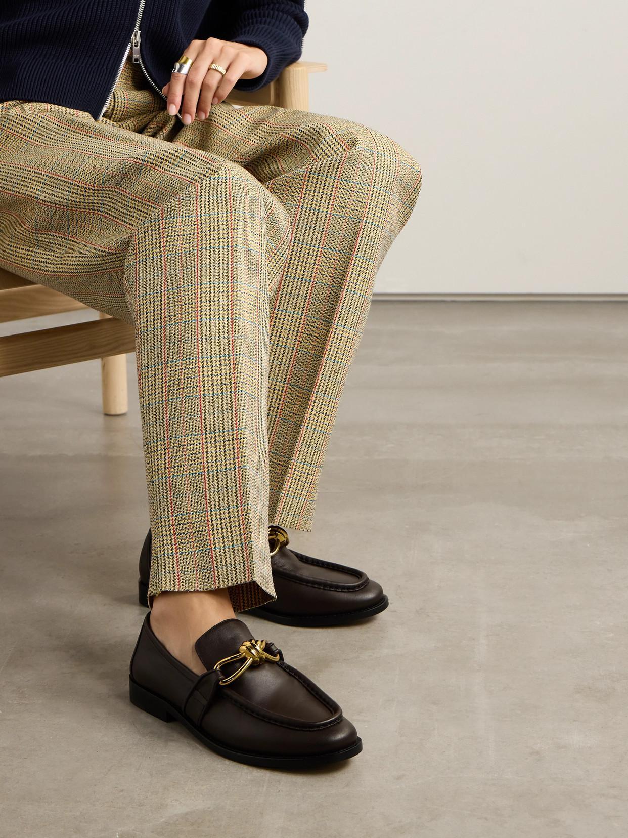 BOTTEGA VENETA Astaire Knot Bit Loafer In Fondant Product Image