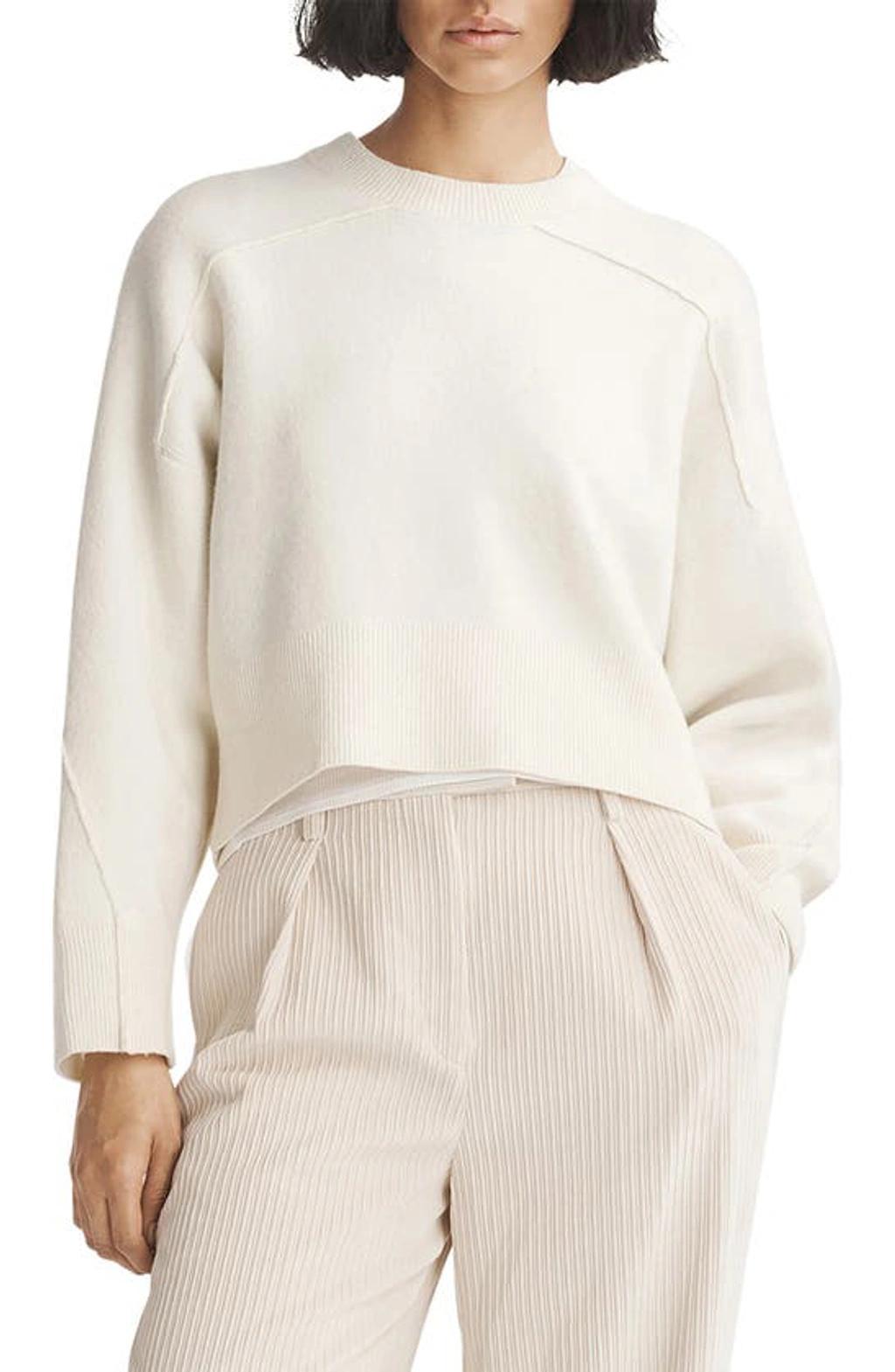 RAG & BONE Fine-knit Crew-neck Jumper In Ivory product image