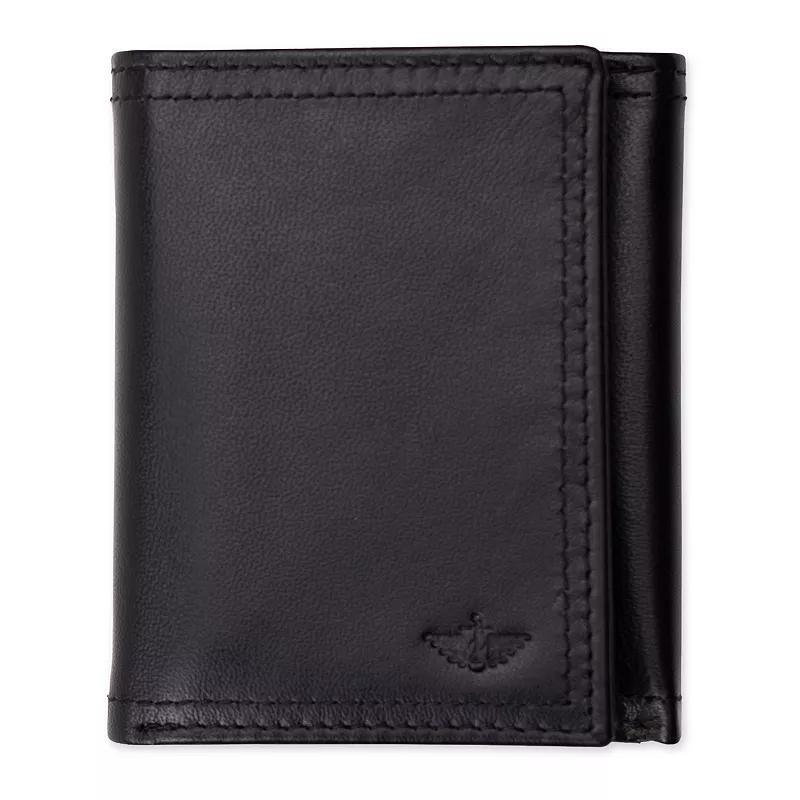 Mens Dockers RFID-Blocking Extra Capacity Leather Trifold Wallet Product Image