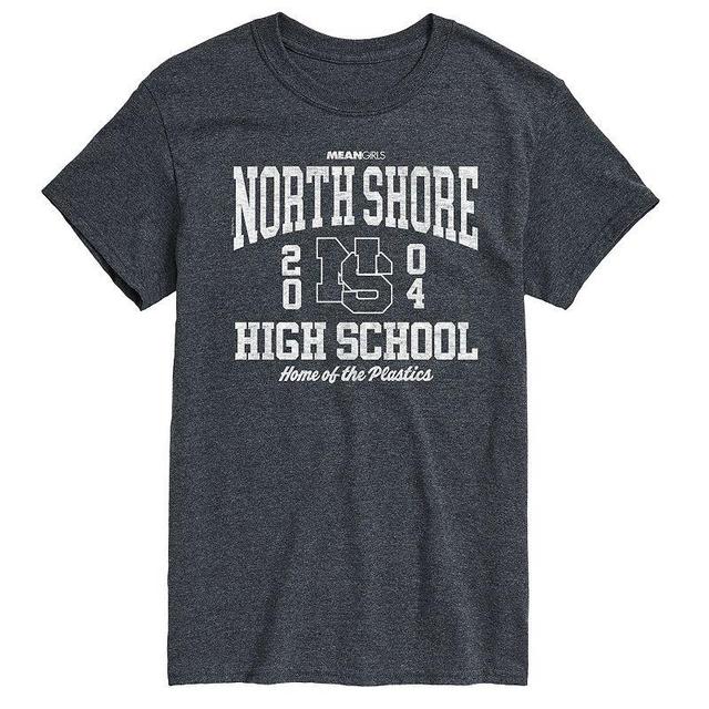 Mens Mean Girls North Shore HS Graphic Tee Heather Grey Product Image