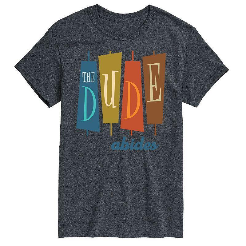 Big & Tall The Big Lebowski Retro Dude Abides Tee, Mens Product Image