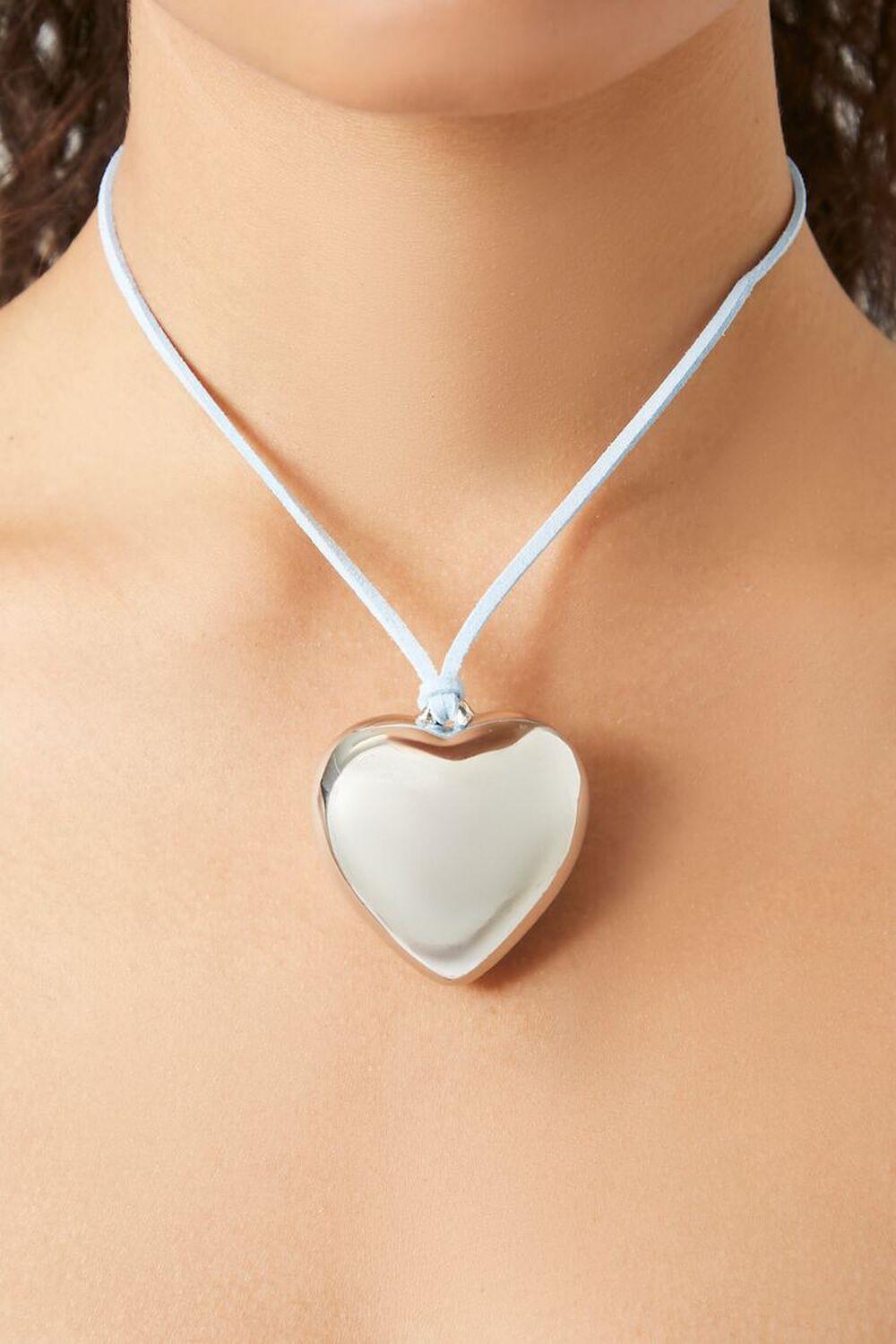 Heart Pendant Statement Necklace | Forever 21 Product Image