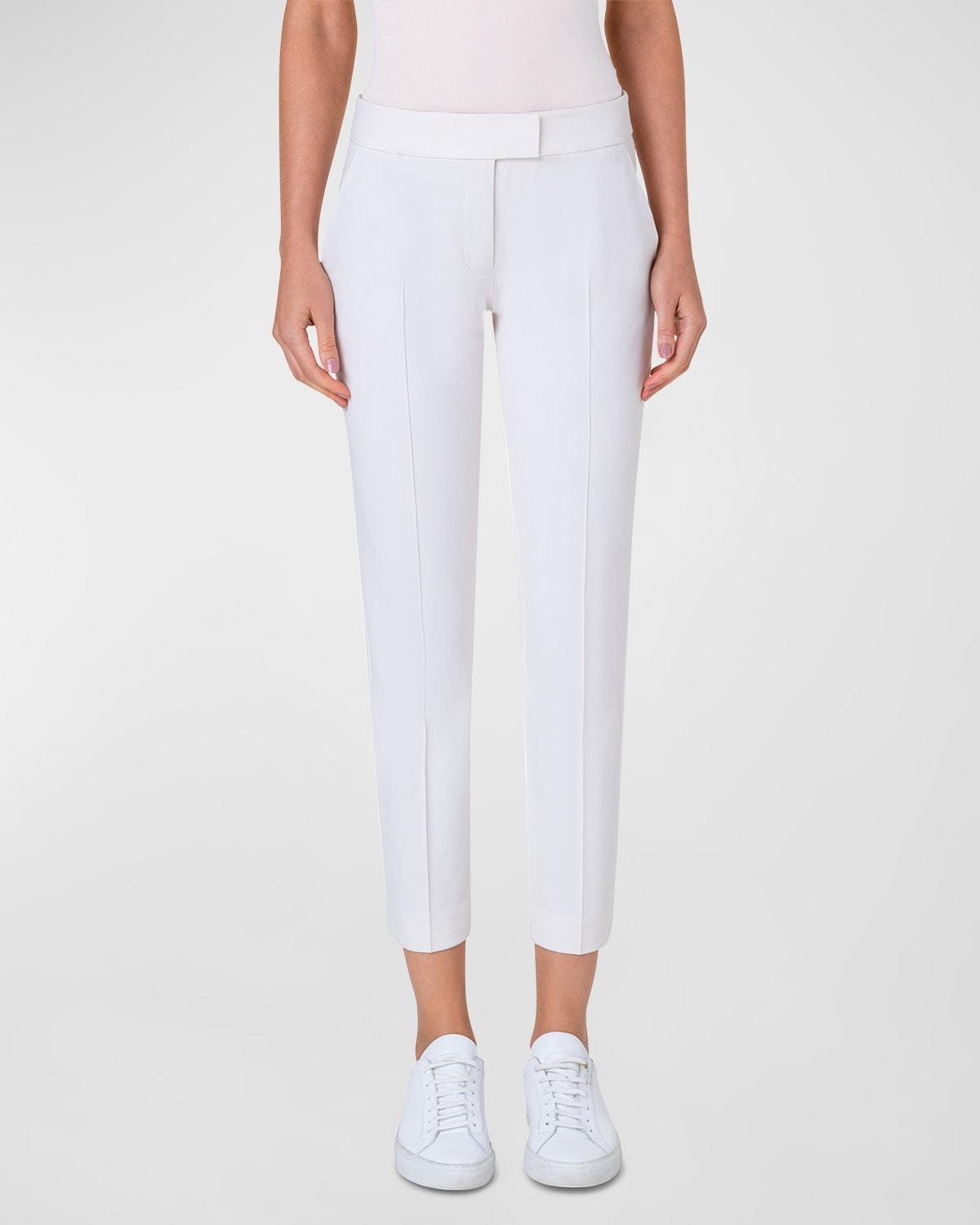 Akris punto Frankie Stretch Cotton Pants Product Image