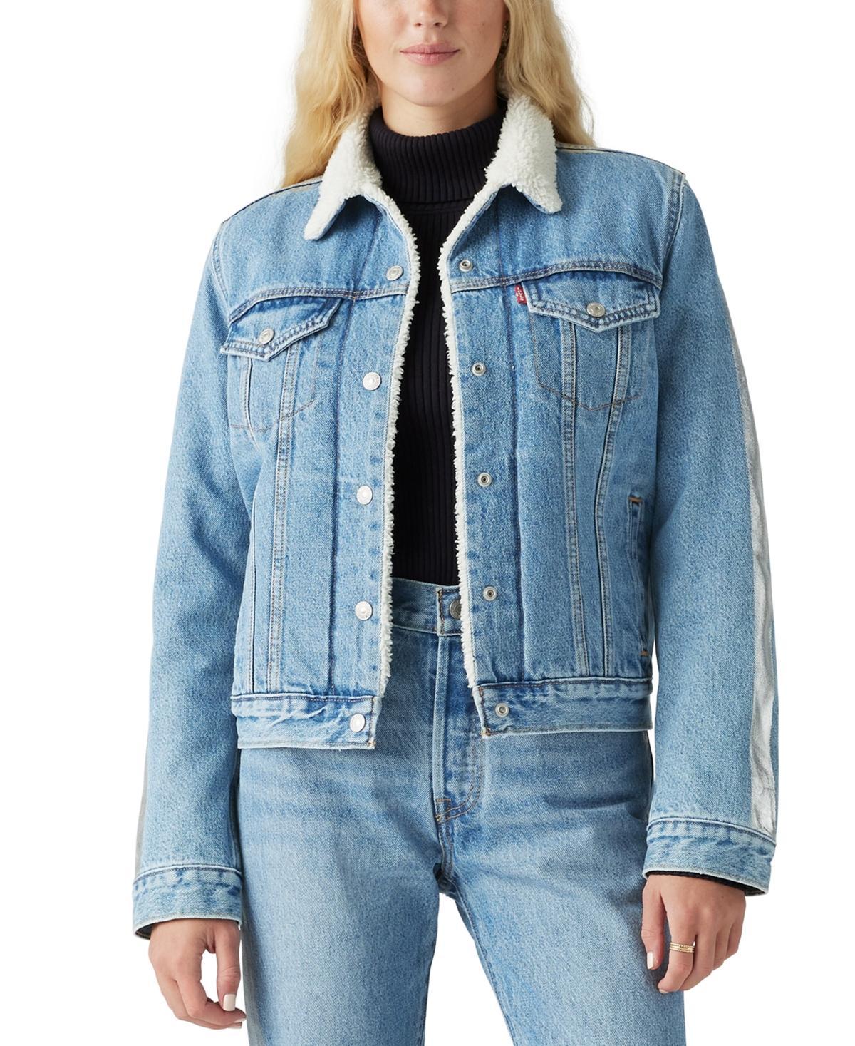 Womens Levis Original Sherpa Trucker Jacket Product Image