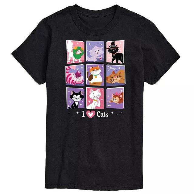 Disneys Cats & Dogs Big & Tall Assorted Cats Graphic Tee, Mens Product Image